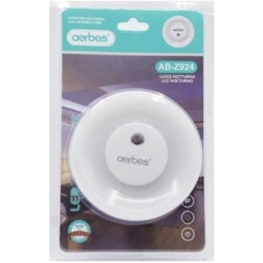 Aerbes Night Light Switch Plug Aerbes AB-Z924 1pcs