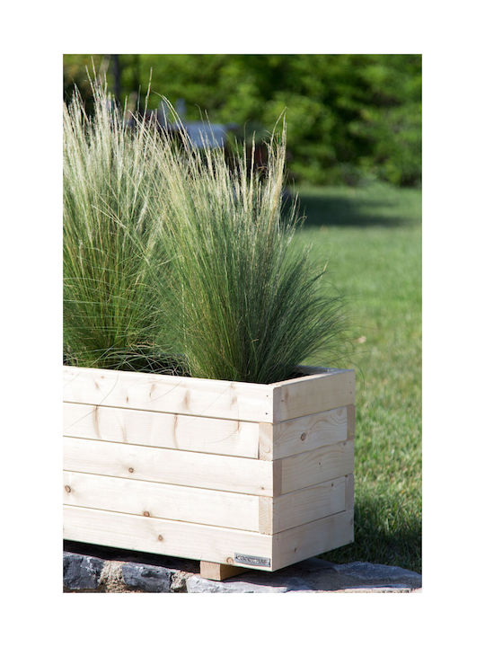 Woodware Σετ Ζαρντινιέρες Ξύλινες Καφέ 100x30x40εκ.
