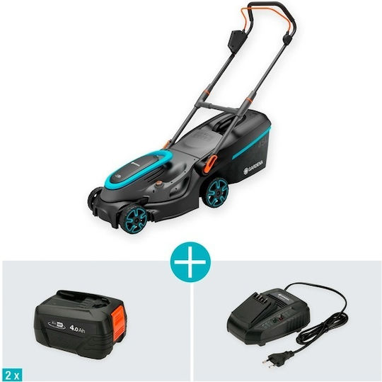 Gardena Powermax Μηχανή Γκαζόν Μπαταρίας