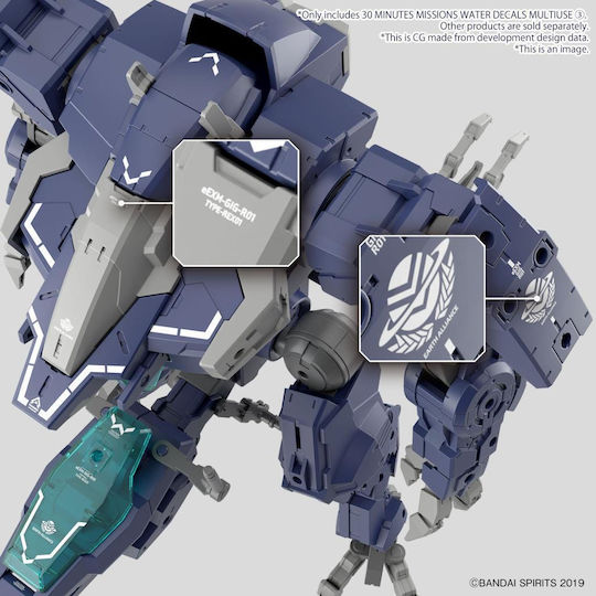 Bandai Spirits Decals Aξεσουάρ Μοντελισμού 1τμχ