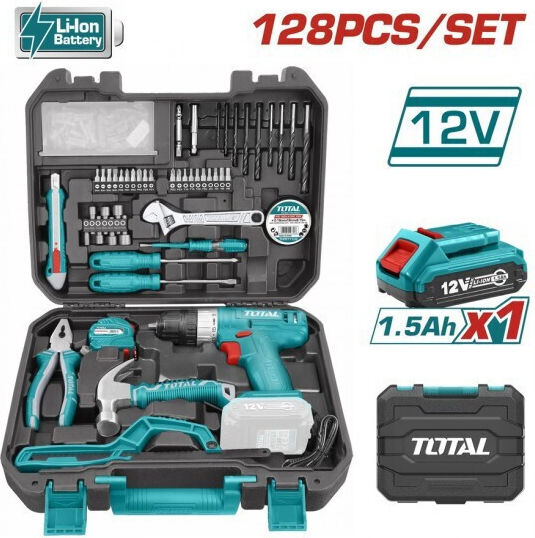 Total THKTHP11282 Battery Drill Driver 12V 1x1.5Ah