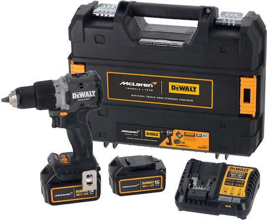 DEWALT Mclaren Limited Edition Percussive Brushless Battery Drill Driver 18V 2x5Ah