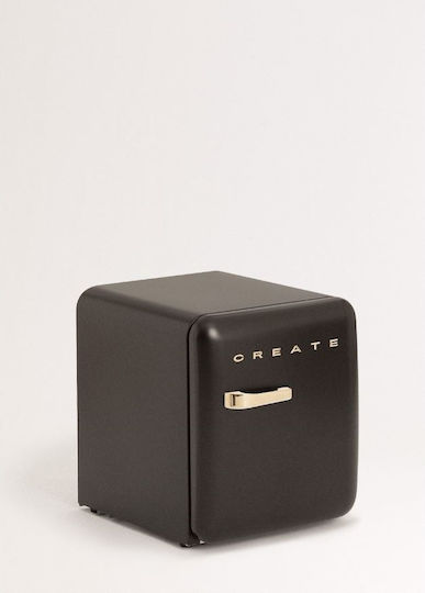 Create Retro Mini Bar 48lt Î50xL44xA49cm. Black/Gold