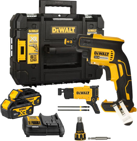 Dewalt Drywall Screwdriver Battery Brushless 18V 2x4Ah