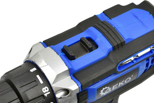 Geko G80655 Δραπανοκατσάβιδο Μπαταρίας 21V 2x2Ah