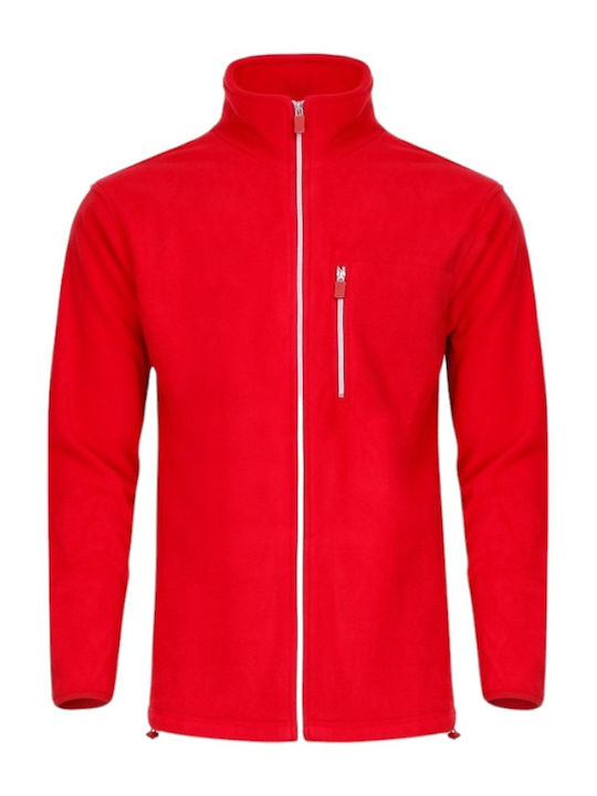 Stenso Karela Ζακέτα Εργασίας Fleece Ψύχους Κόκκινη
