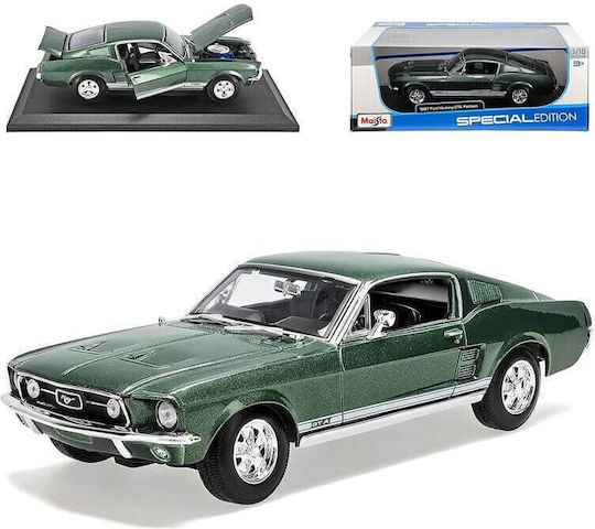 Maisto 1967 Ford Mustang GTA Fastback 1:18 Die Cast Количка 1:18 За 3+ Години