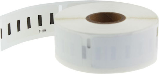 550 Autocolante Autoadezive pe Rolă pentru Imprimantă de Etichete 54x25mm 1buc