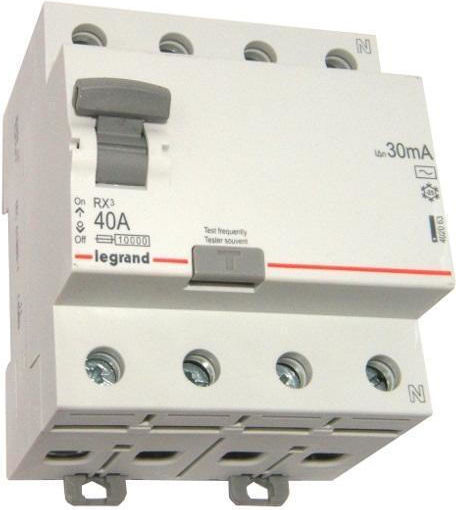 Legrand Ρελέ Ράγας Διαρροής 40A Τετραπολικό 40Α