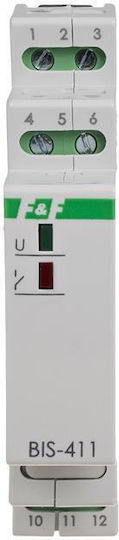 F&F Ρελέ Ράγας 16A Μονοπολικό με Τάση 230V
