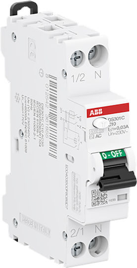 Abb Ρεле за фаза Изтичане на земя 10Спецификация Двуполюсно