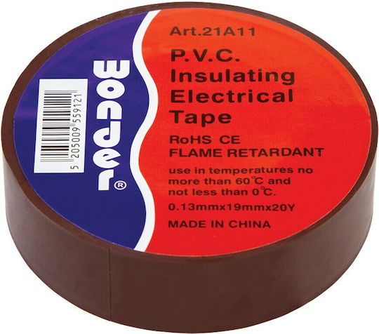 Wonder Insulation Tape 19mm x 20m Brown