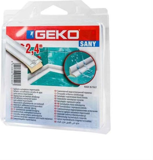 Geko Bandă de izolație Bandă de izolare 22mm x 2.4m Alb