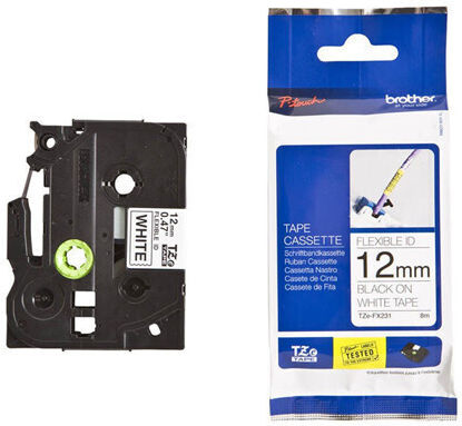 Brother Tze-fx231 Label Maker Tape In Black Colour Compatible With Brother TZe/TZ