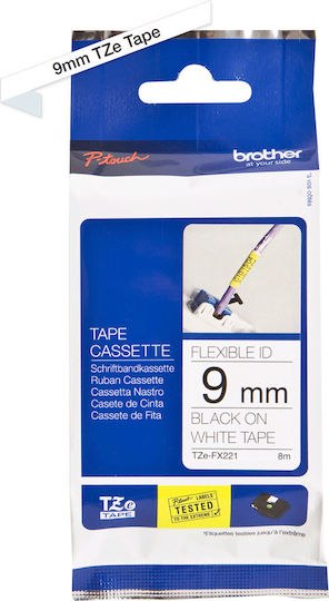 Brother P-touch Bandă Pentru Etichetări În Culoare Neagră Serie Compatibilă Cu Brother TZe/TZ