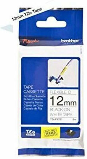 Brother Tze-fx231 Label Maker Tape In Black Colour Compatible With Brother TZe/TZ