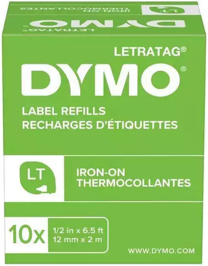 Dymo 18769 Label Maker Tape In Black Colour Compatible With Dymo LetraTag/LT