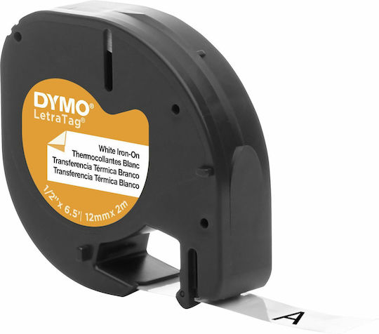 Dymo 18769 Label Maker Tape In Black Colour Compatible With Dymo LetraTag/LT