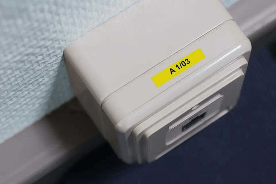 Brother Tze-611 Label Maker Tape In Black Colour Compatible With Brother TZe/TZ