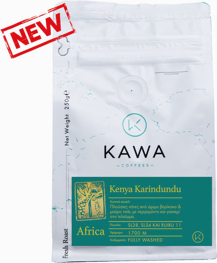 Kawacom Espresso Kaffee Kenia Karindundu Bohnen 250gr