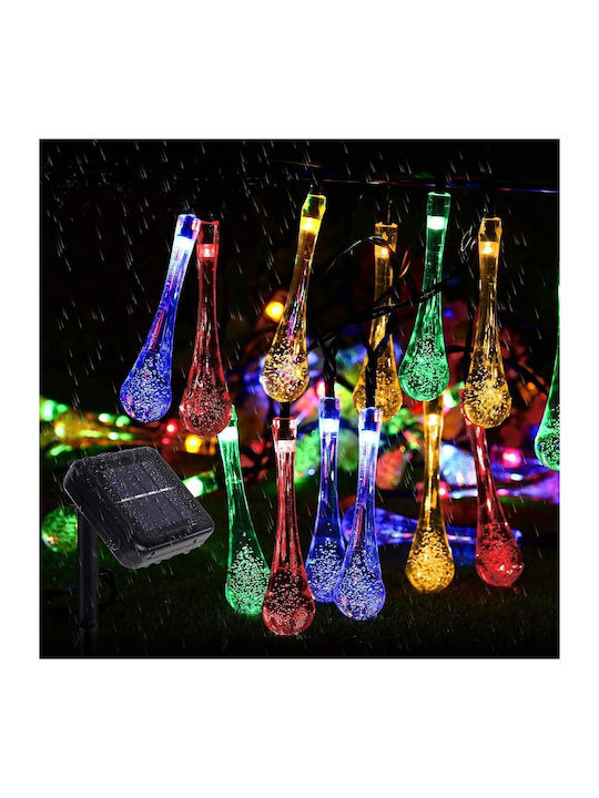 30 Λαμπάκια LED 4.2μ. RGB Ηλιακά σε Σειρά