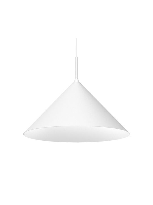 Eko Light Hängelampe Weiß 46x46cm.