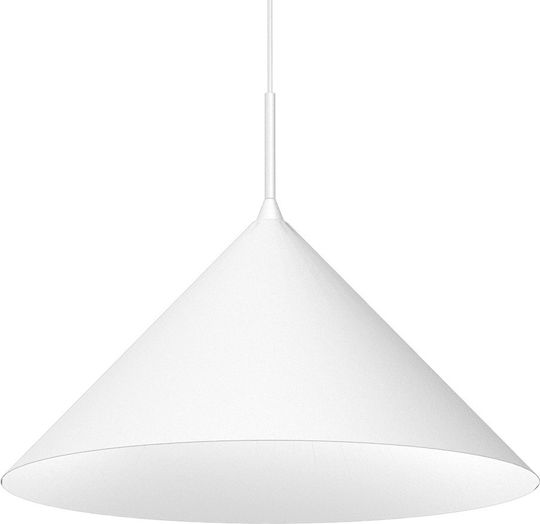 Eko Light Висящо Осветително Тяло Бял 46x46см.