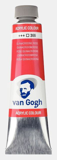 Royal Talens Van Gogh Acrylic Ακρυλικό Χρώμα Ζωγραφικής Quanacridone Rose 366 20ml