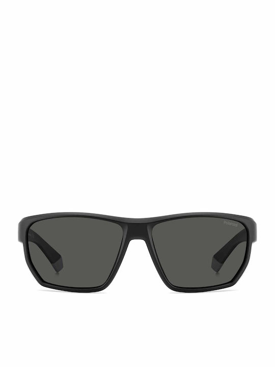Polaroid Ochelari De Soare Pentru Bărbați Cu Ramă Neagră Din Plastic Și Lentile Gri pld7057/s 003/M9