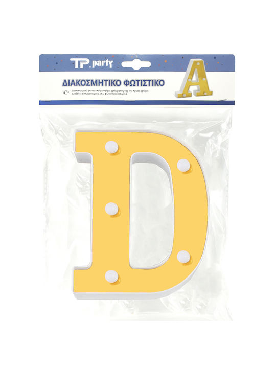 Tpster Lustră Decorativă Scrisoare Auriu