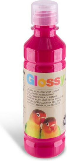 Primo Glossy Acrylic Paint Set in Fuchsia color Magenta 250ml 1pcs