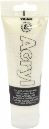 Primo Acryl Acrylic Paint Set in White color White 75ml 1pcs
