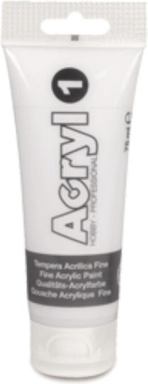 Primo Acryl Acrylic Paint Set in White color White 75ml 1pcs