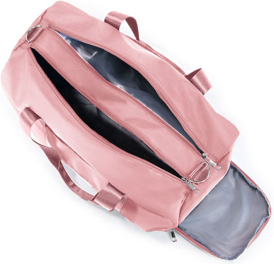 Amber Geantă de voiaj 30lt Roz Textil L49xW24xH25cm