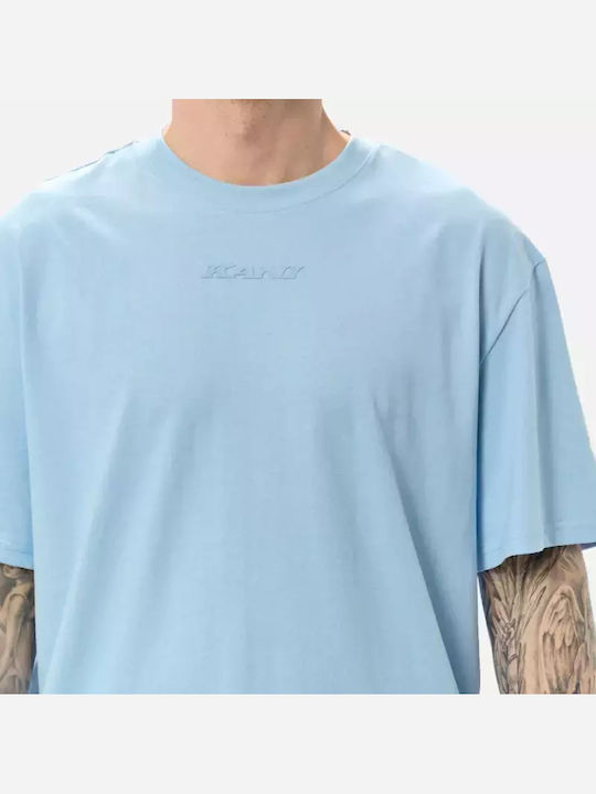 Retro T-shirt Light Blue, White