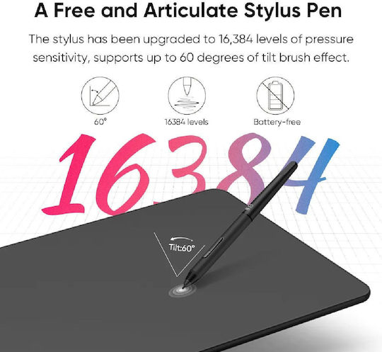 XP-Pen Deco 01 V3 Γραφίδα Σχεδίασης χωρίς Οθόνη