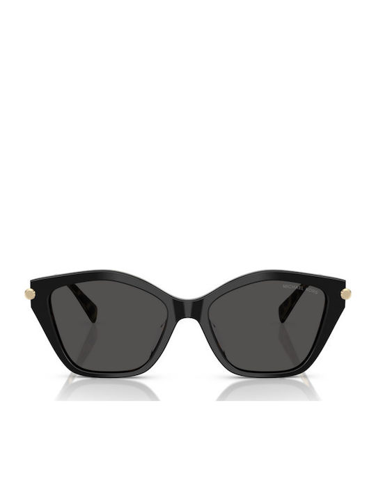 Michael Kors Catskills Feminini Ochelari de soare cu Negru Cadru și Negru Lentilă