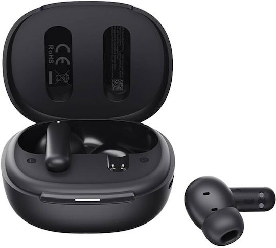 QCY MeloBuds HT16 Bluetooth Handsfree Earphones with Sweat Resistance and Charging Case Black