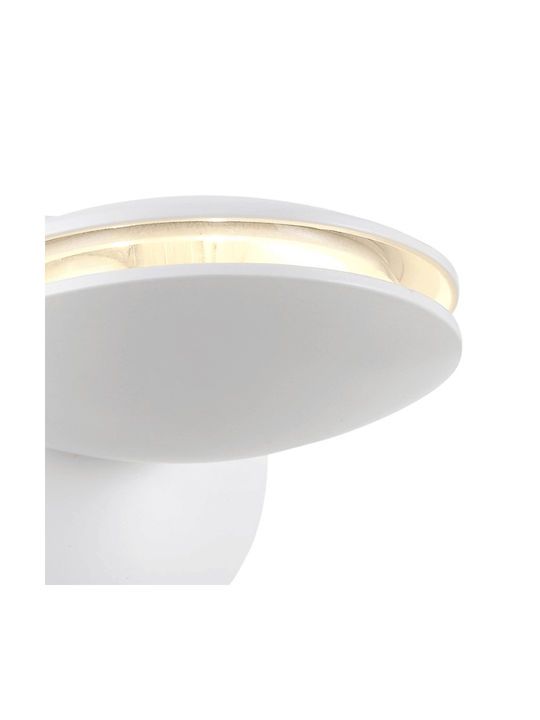 Eko Light Φωτιστικό Τοίχου Λευκό 12x12x18εκ.