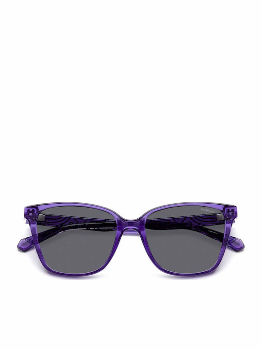 Polaroid Square Kids Sunglasses with Polarized Purple Lens