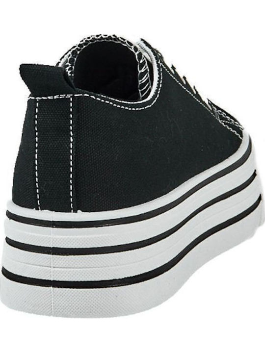 Γυναικεία Flatforms Sneakers Μαύρο