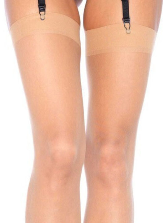 Leg Avenue Șosete Sexy Bej