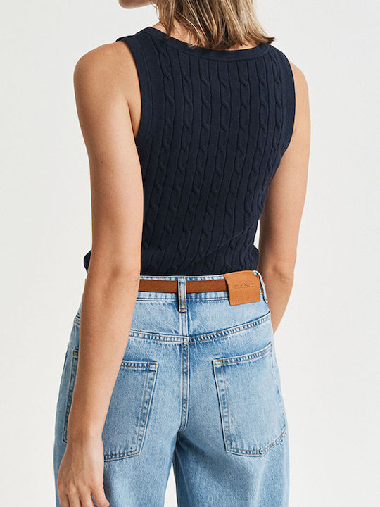 Gant Pulover Bleumarin Închis