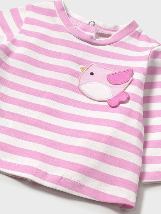 Kinderhemd Langarm Rosa