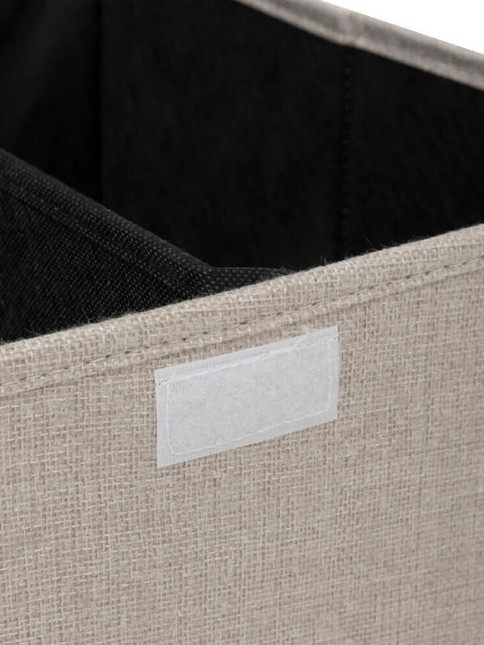 5Five Fabric Laundry Basket 74lt with Cap 37x36.5x60cm White