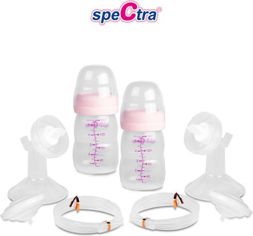 Spectra Dual Compact Gold Ηλεκτρικό Διπλό Θήλαστρο Λευκό