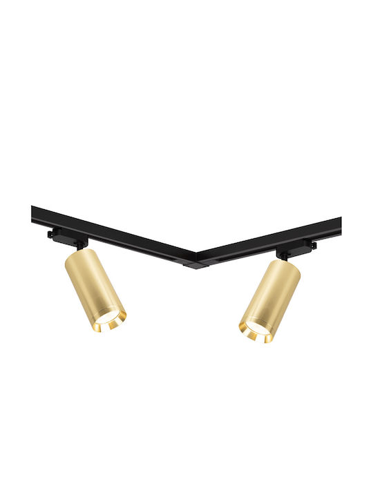 Eko Light Spot with 4 Lights and with Socket GU10 in Gold Color