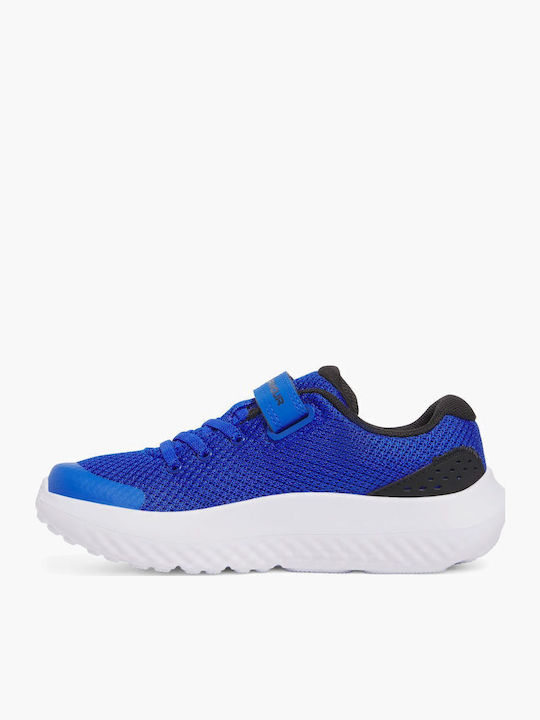 Bps Surge Kids Sports Shoes Running with Hoop & Loop Closure Blue