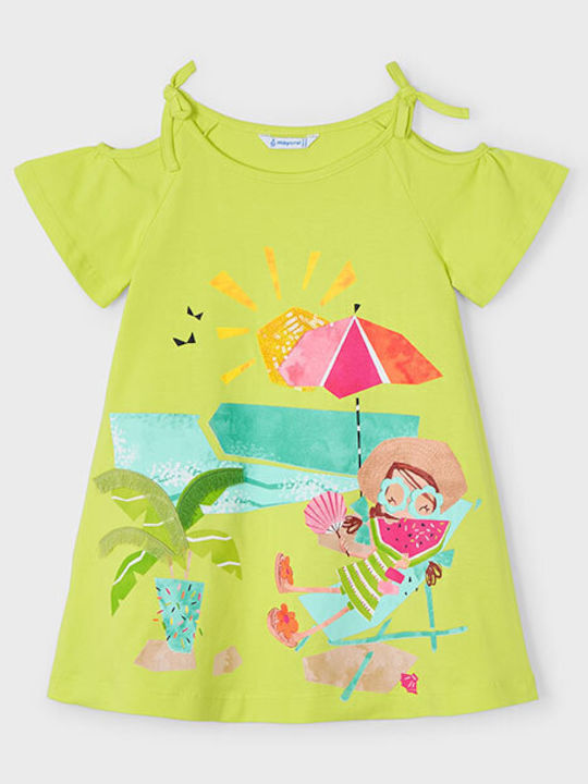 Children's Dress Short Sleeve Yellow