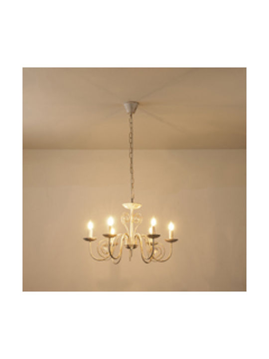 Eurolamp Candelabru cu Cristale Transparent 144-47015